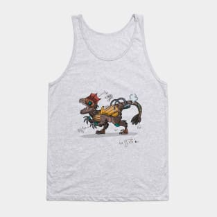 Steampunk velociraptor Tank Top